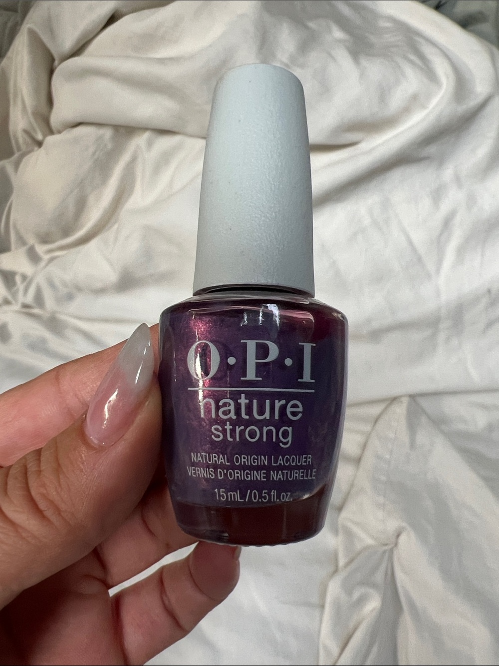 OPI Nature Strong Iridescent Plum Nail Lacquer